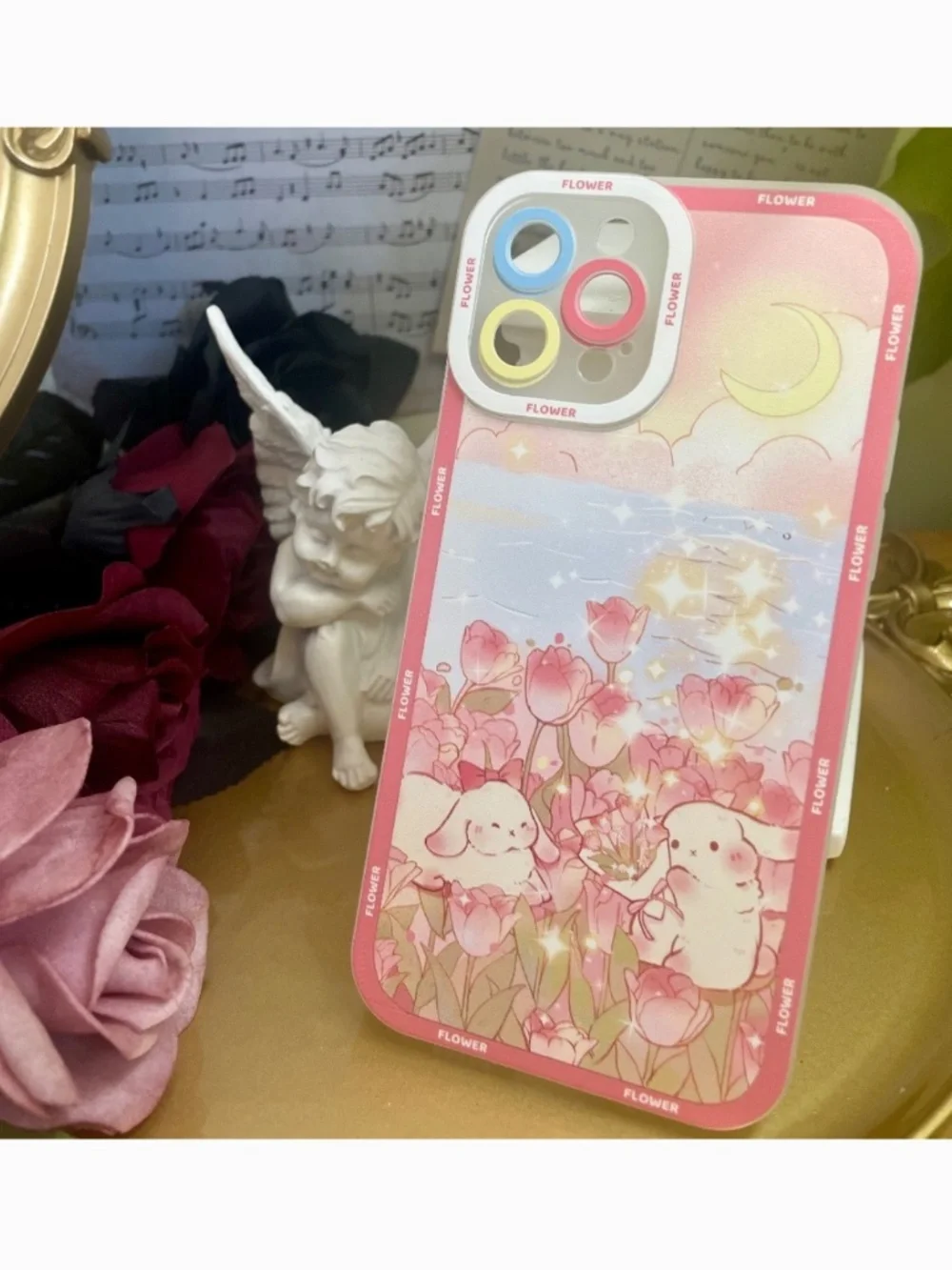 2 items.iPhone 12/12promax/13/13PRO/13PROMAX cute case,cartoon case,vintage case